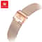 Elegant Rose Gold Bracelet Watch Luxury Waterproof Quartz Timepiece For Women 3