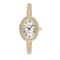 Elegant Oval Rhinestone Bracelet Watch Luxury Roman Numeral Waterproof Quartz Timepiece For Women 7