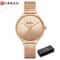 Elegant Matte Dial Mesh Strap Watch Luxury Stainless Steel Japanese Quartz Timepiece With Premium 9