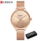 Elegant Matte Dial Mesh Strap Watch Luxury Stainless Steel Japanese Quartz Timepiece With Premium 9