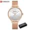 Elegant Matte Dial Mesh Strap Watch Luxury Stainless Steel Japanese Quartz Timepiece With Premium 10