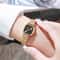 Square Bamboo Strap Watch Fashionable Minimalist Small Plate Quartz Timepiece For Women 4