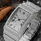 Luxury IcedOut Rectangular Executive Watch HipHop Diamond Date Quartz Timepiece In Lustrous Gold 0