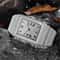 Luxury IcedOut Rectangular Executive Watch HipHop Diamond Date Quartz Timepiece In Lustrous Gold 4