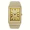 Luxury IcedOut Rectangular Executive Watch HipHop Diamond Date Quartz Timepiece In Lustrous Gold 8