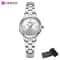 Dazzling Diamond Roman Dial Watch Fashionable Luxury Waterproof Quartz Timepiece With Luminous Han 18