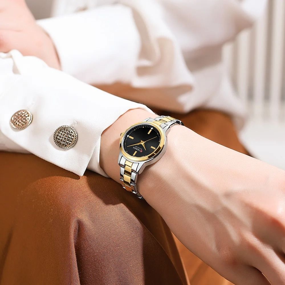 Dazzling Diamond Roman Dial Watch Fashionable Luxury Waterproof Quartz Timepiece With Luminous Han 6