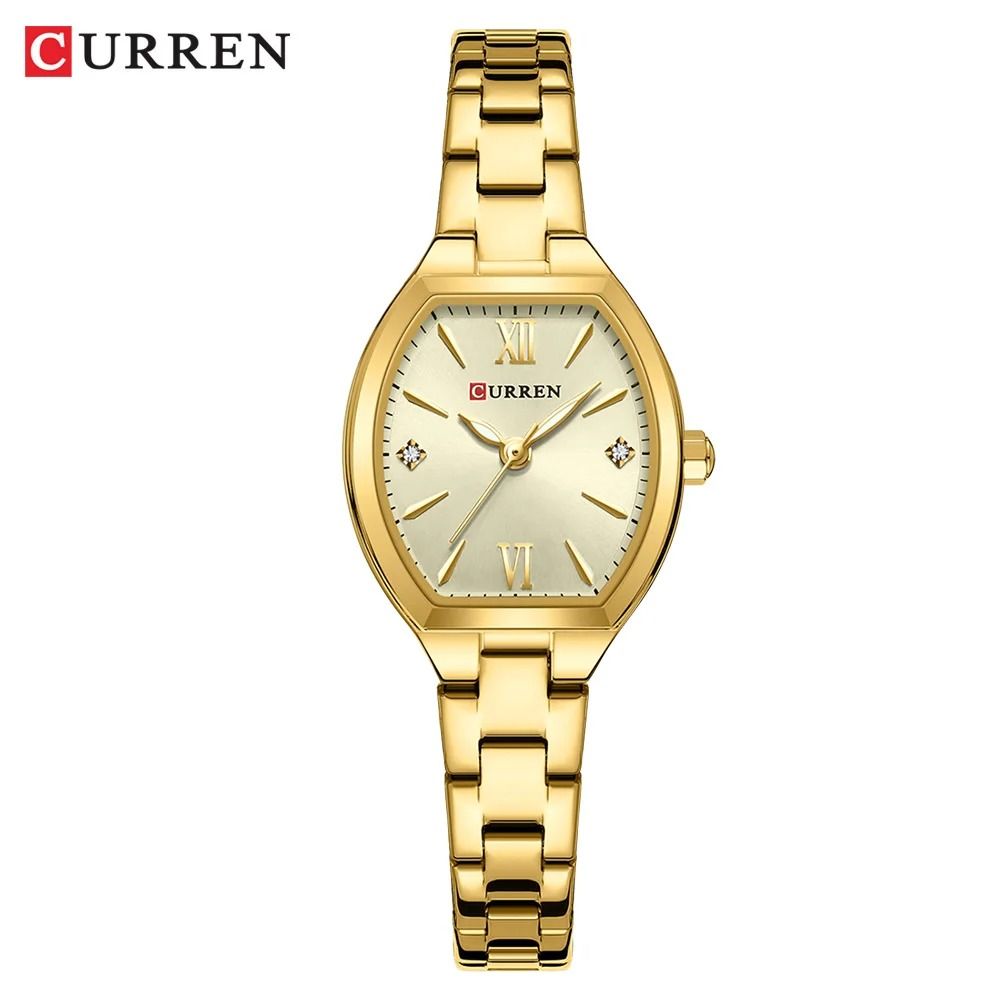Elegant BarrelShaped Retro Watch Fashionable Quartz Timepiece With Convenient Elastic Band For Wom 8