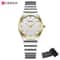 Executive Stainless Steel Business Watch Luxury Classic Round Dial Quartz Timepiece For Women 8