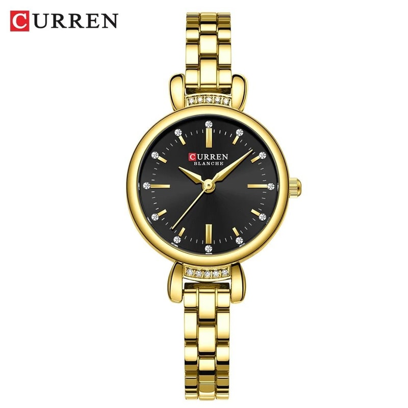 Elegant FloralEngraved Bracelet Watch Luxury Fashion Dress Wristwatch For Sophisticated Women 9