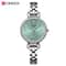 Elegant FloralEngraved Bracelet Watch Luxury Fashion Dress Wristwatch For Sophisticated Women 7