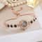 Rhinestone Bracelet Watch Fashionable Crystal Studded Quartz Wristwatch For Ladies Girls 11
