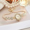 Rhinestone Bracelet Watch Fashionable Crystal Studded Quartz Wristwatch For Ladies Girls 7