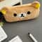 Kawaii Rilakkuma Plush Pencil Case Cute Cartoon Bear Organizer INSHot Aesthetic Pen Bag For Schoo 4
