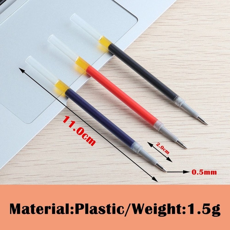 10Piece Gel Pen Refill Set 433 In Precision 05 Mm Point For School Office Stationery 2