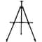 Aluminum Alloy Sketch Easel HeavyDuty Adjustable Tripod Stand With Horizontal Support Travel Bag 3