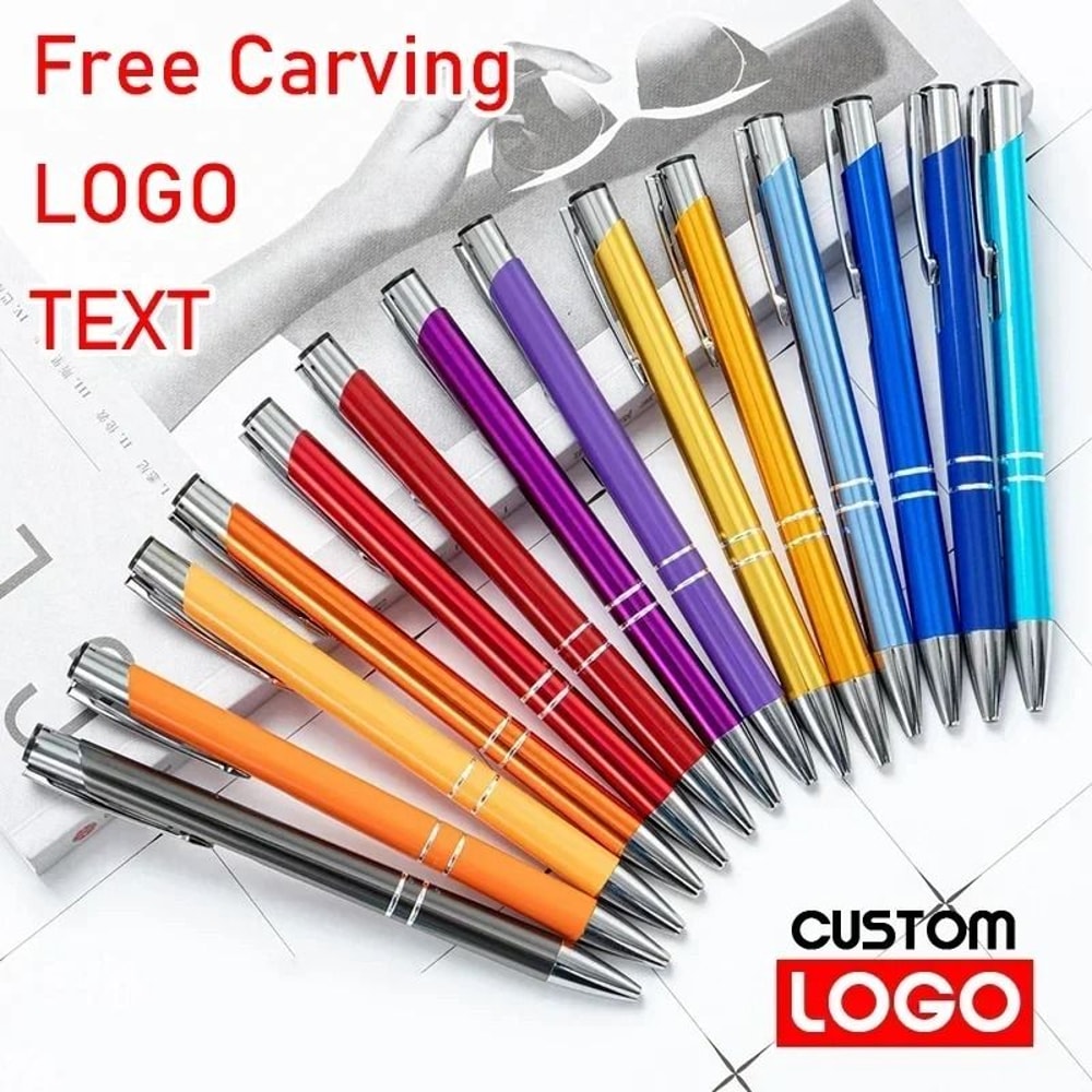 20Piece Premium Custom Metal Ballpoint Pen Set Professional Personalized Executive Pens For Busine 0