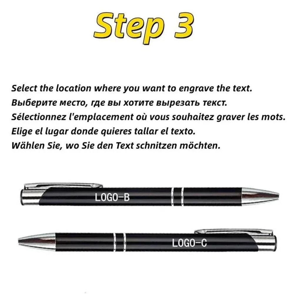 20Piece Premium Custom Metal Ballpoint Pen Set Professional Personalized Executive Pens For Busine 3