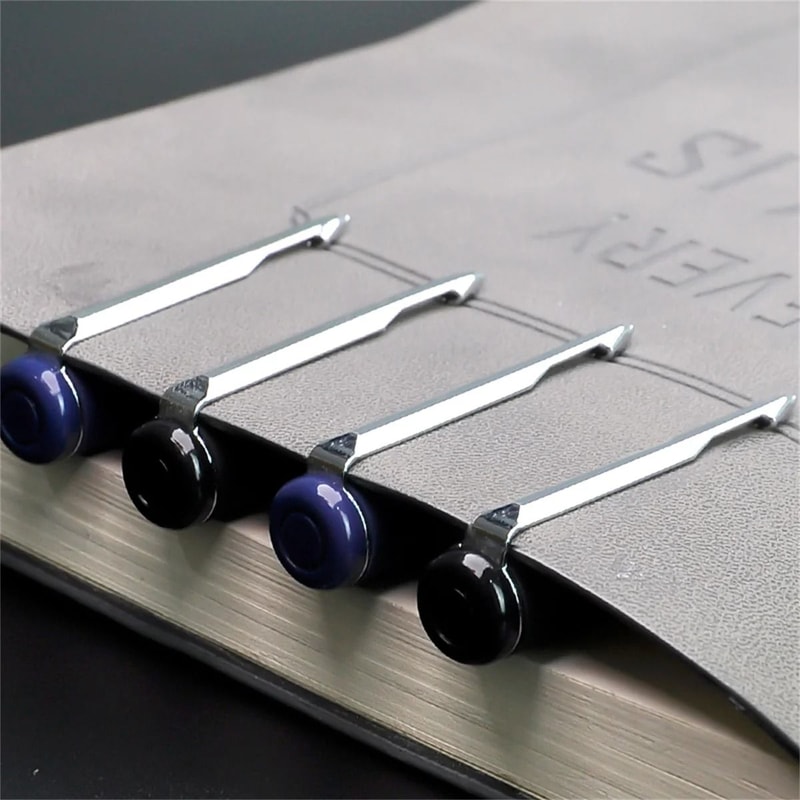 3Piece Executive Frosted Ballpoint Pen Set 07mm Titanium Steel Tip UltraSmooth Neutral Ink For Hi 5