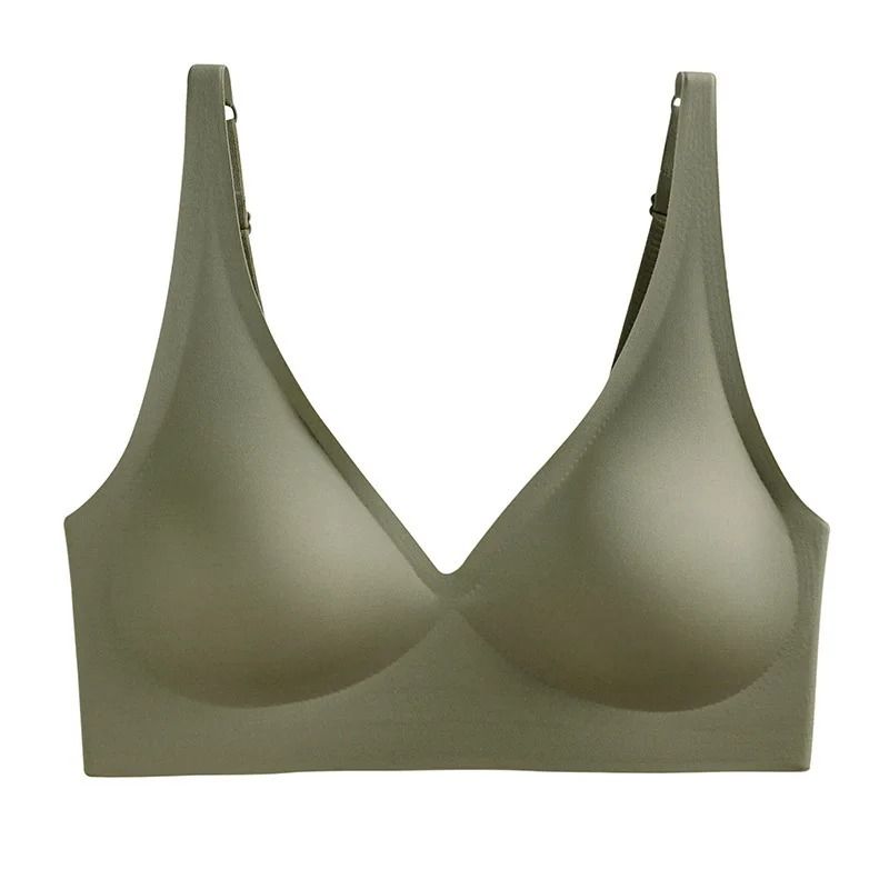 PushUp Seamless VNeck Bralette Wireless Comfort Removable Padding Sexy Lingerie 7