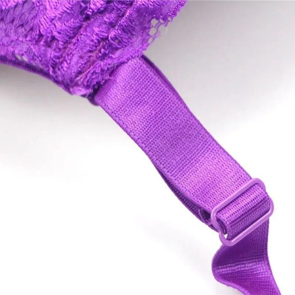 Sexy Floral Lace PushUp Bra BCDE Cup Massage Support Underwire Elegance 3