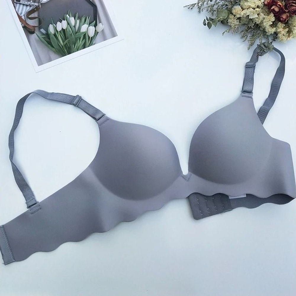 Seamless PushUp Bralette Wireless French Fashion Comfort Lingerie Top 6