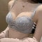Embossed Wireless Gathering Bra 7