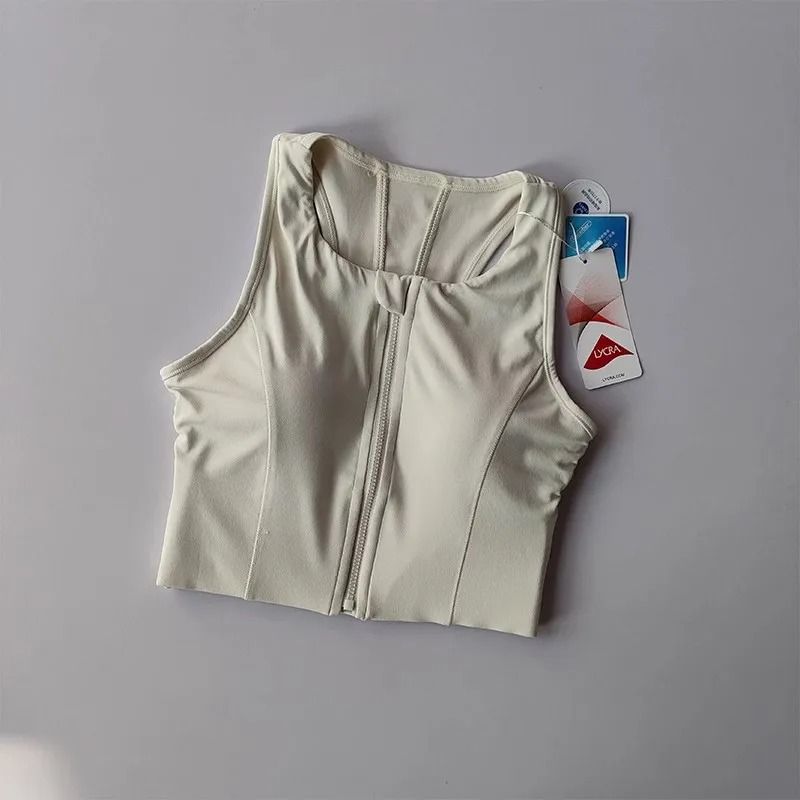 Front Zipper High Impact Sports Bra 11