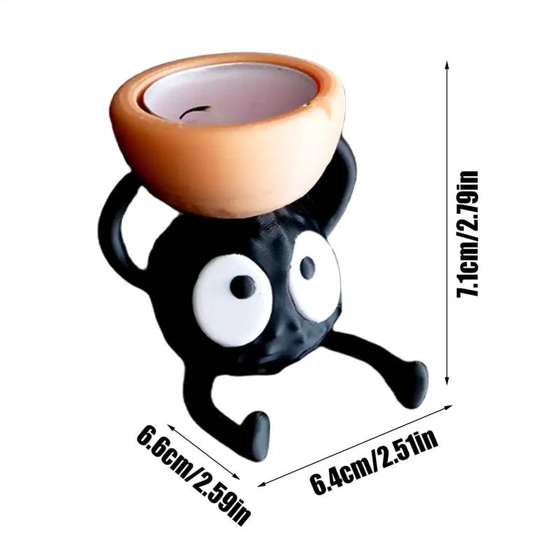 Briquette 3D Printed Candlestick Holder 5