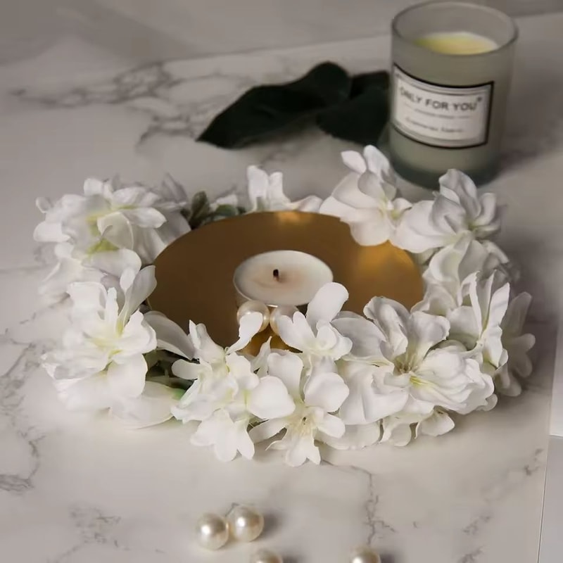 Iron Plate Pillar Candle Holder 3