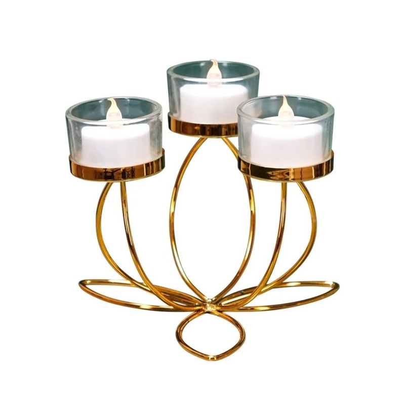 Retro Iron Candlestick Holder 3