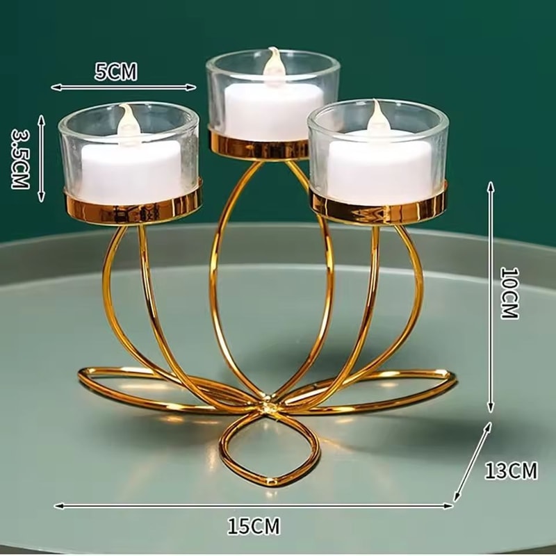Retro Iron Candlestick Holder 7