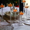 Glass Candle Holders Set 5