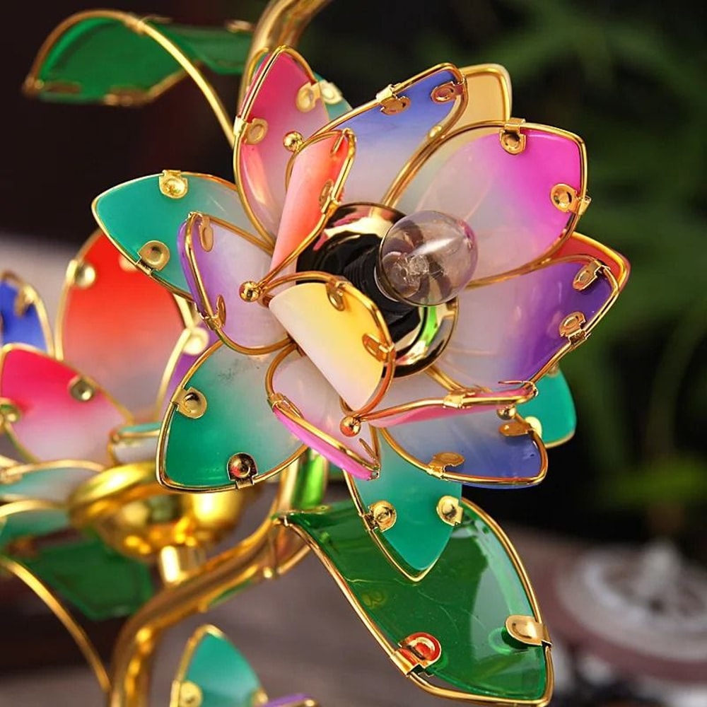 Colorful SShaped Lotus Lamp 2