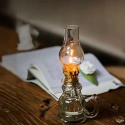 retro windproof kerosene oil lamp