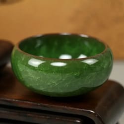 handmade ice crack ceramic candlestick