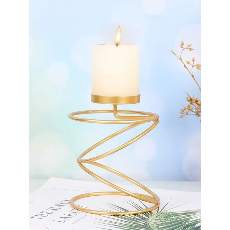 Ins Luxury Style Metal Candle Holder 3