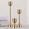 Luxury Golden Metal Candle Holder 0