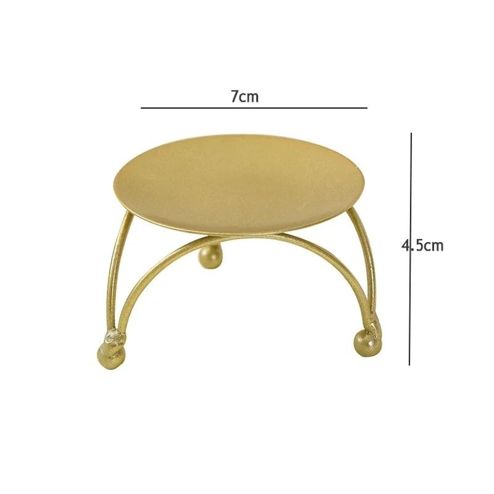 Iron Geometric Pillar Taper Plate Set 9