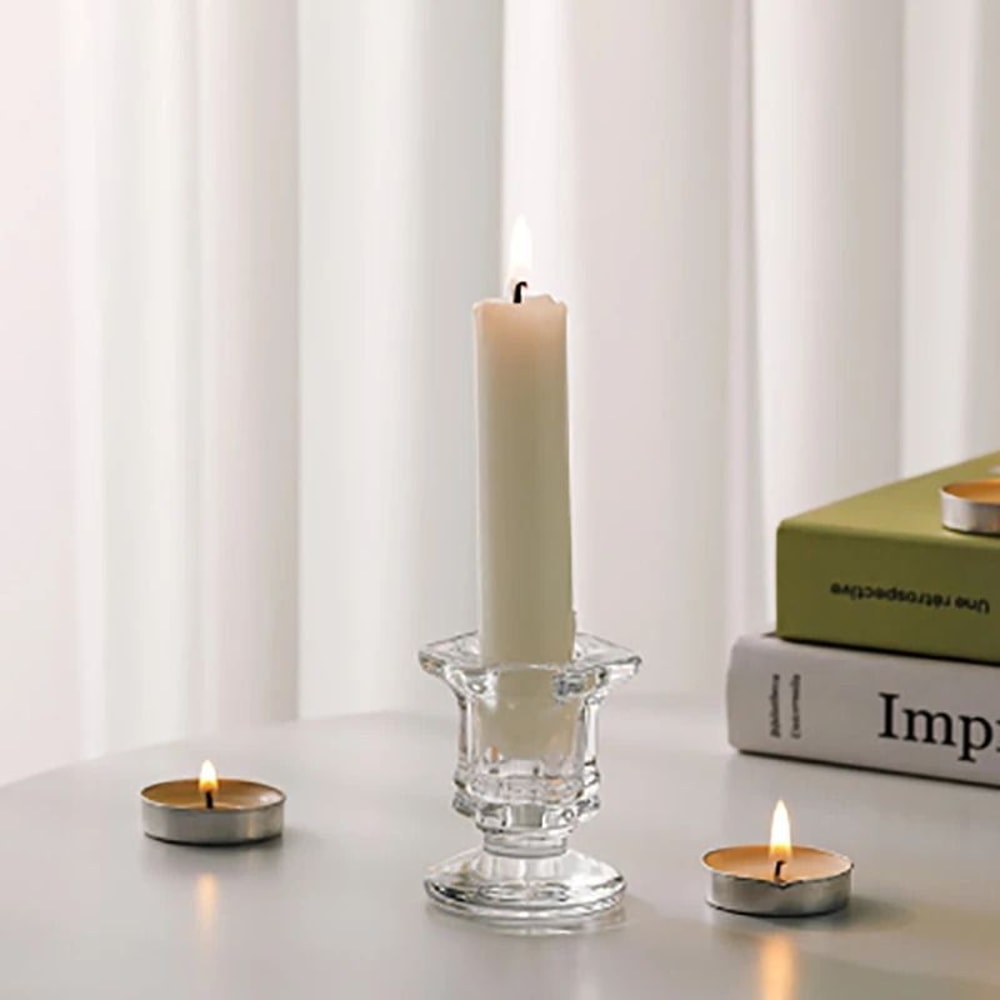 Nordic Novelty Glass Candle Holder 4