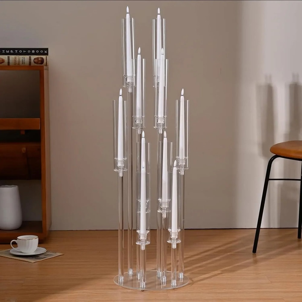 10Arm Acrylic Candelabra Centerpiece Set 5