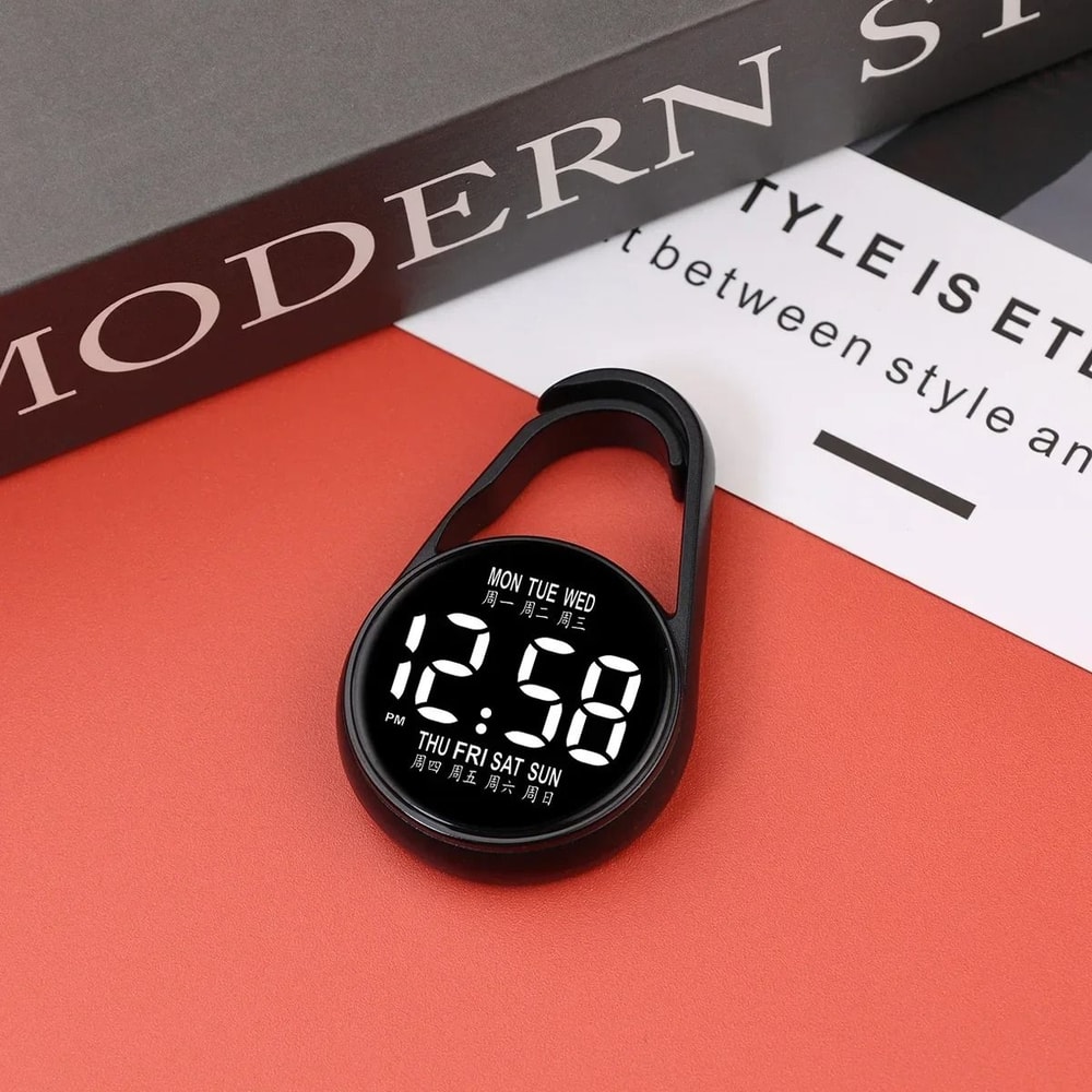 LED Electronic Hanging Pocket Watch 6