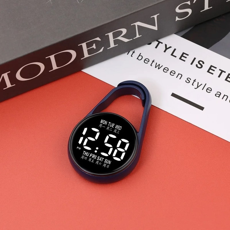 LED Electronic Hanging Pocket Watch 7