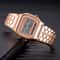 Luxury Rose Gold Silicone Digital Watch 1