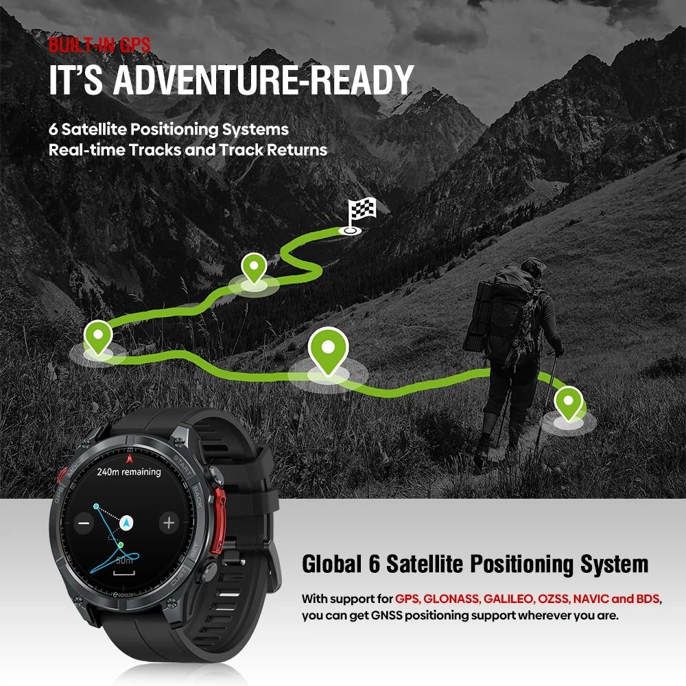 Rugged Outdoor GPS Smartwatch 1