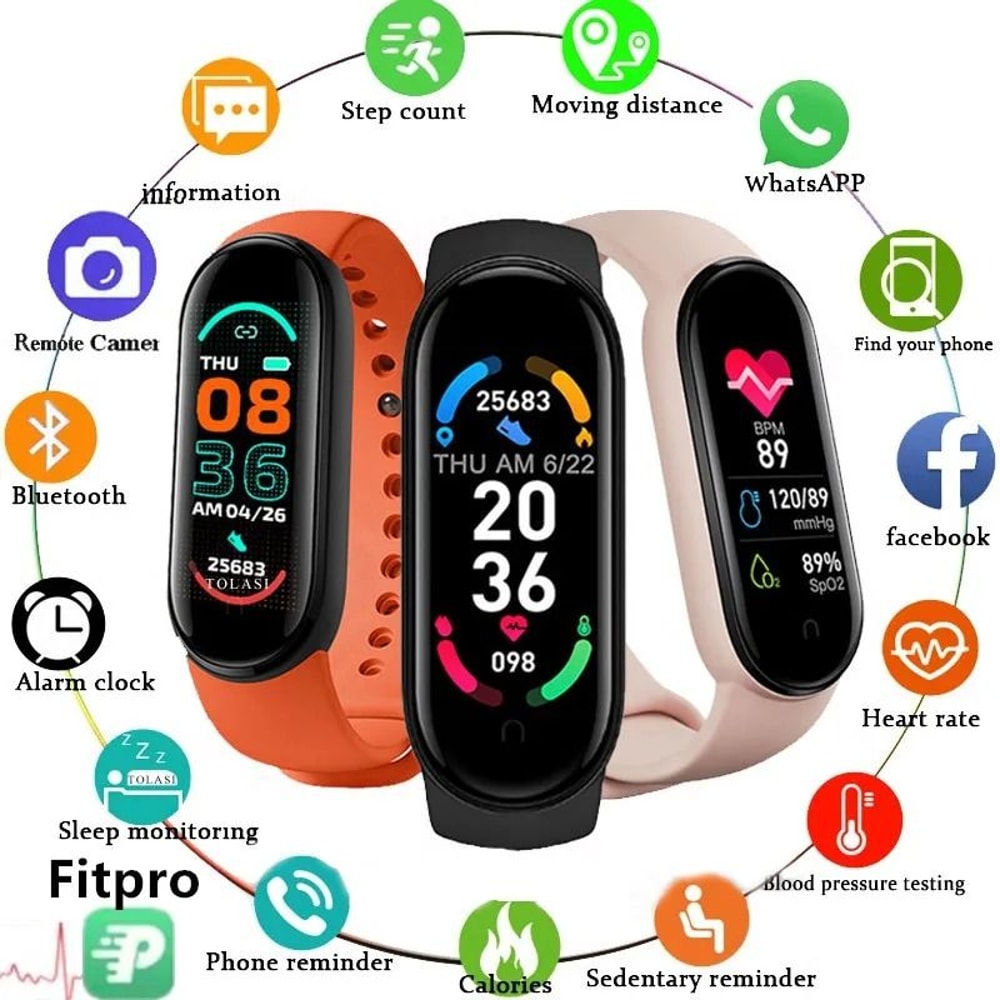 MultiFunction Smart Fitness Bracelet 0