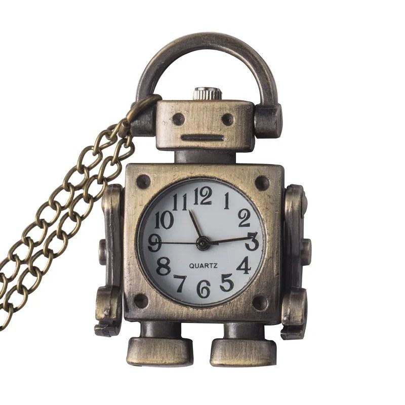 Vintage Robot Quartz Keychain Watch 5