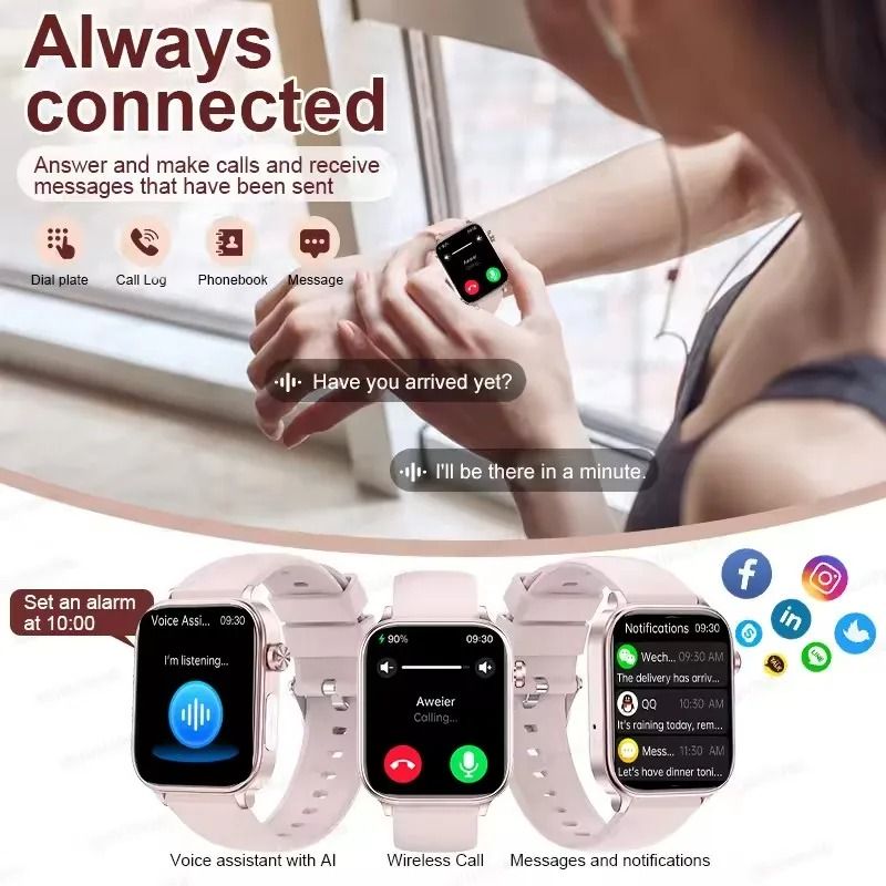 AI Health Diagnostic Body Composition Smartwatch 6