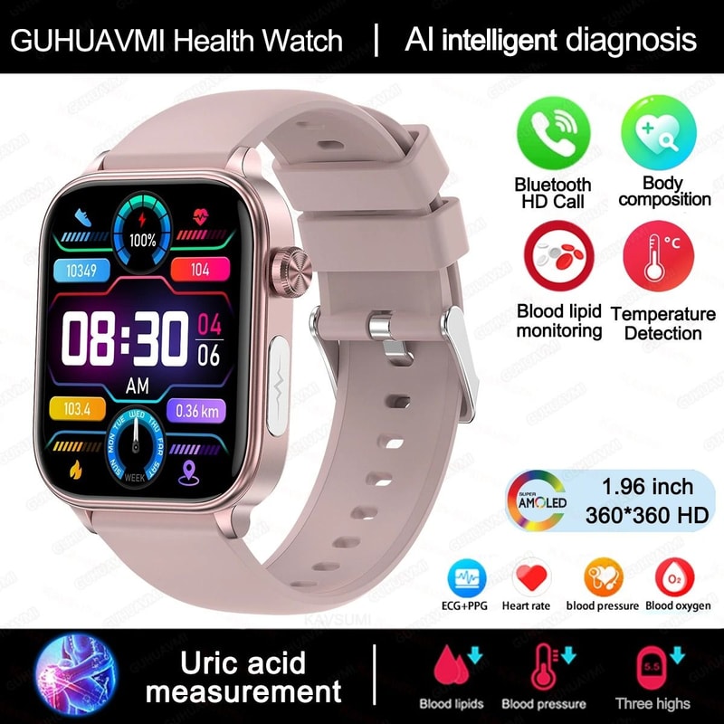 AI Health Diagnostic Body Composition Smartwatch 7