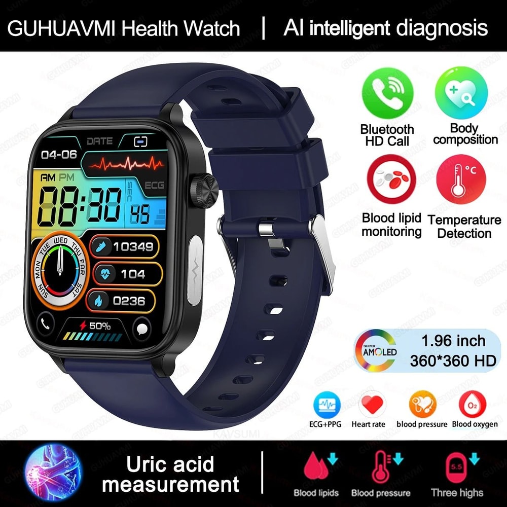 AI Health Diagnostic Body Composition Smartwatch 10